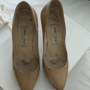 Jimmy choo nude heels